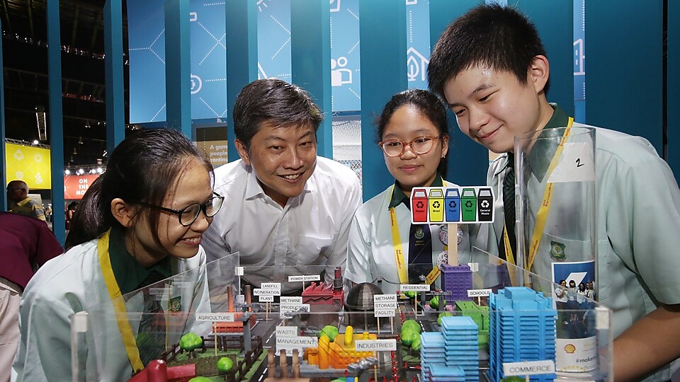 新加坡教育局局长Ng Chee Meng 访问活动现场