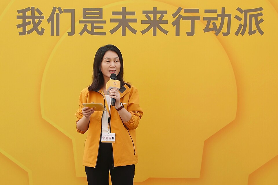 图注:亚盈中国集团主席陈琳现场发言
